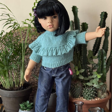 Pullover Butterfly for Doll Gotz