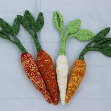 Knitted carrot: Easter Spring Decor
