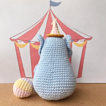 Toco the Circus Elephant Boy amigurumi