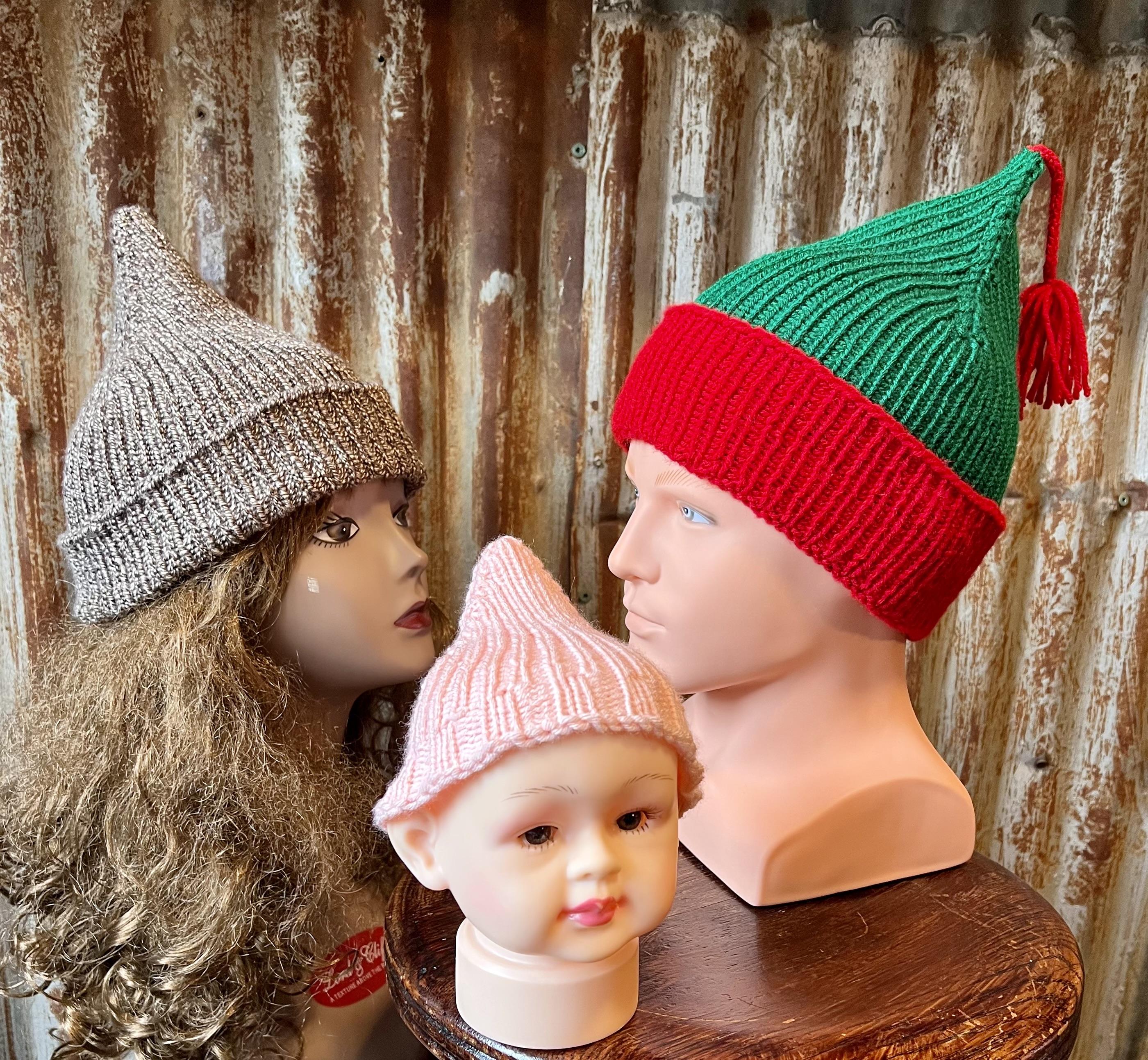 Whimsical Hats -- a loom knit pattern