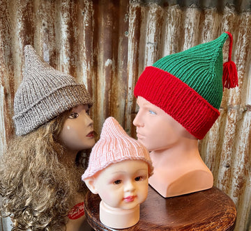 Whimsical Hats -- a loom knit pattern