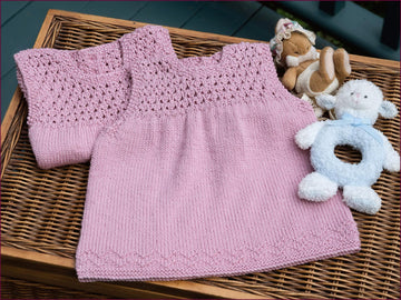 Aelwen Baby Dress Knitting Pattern