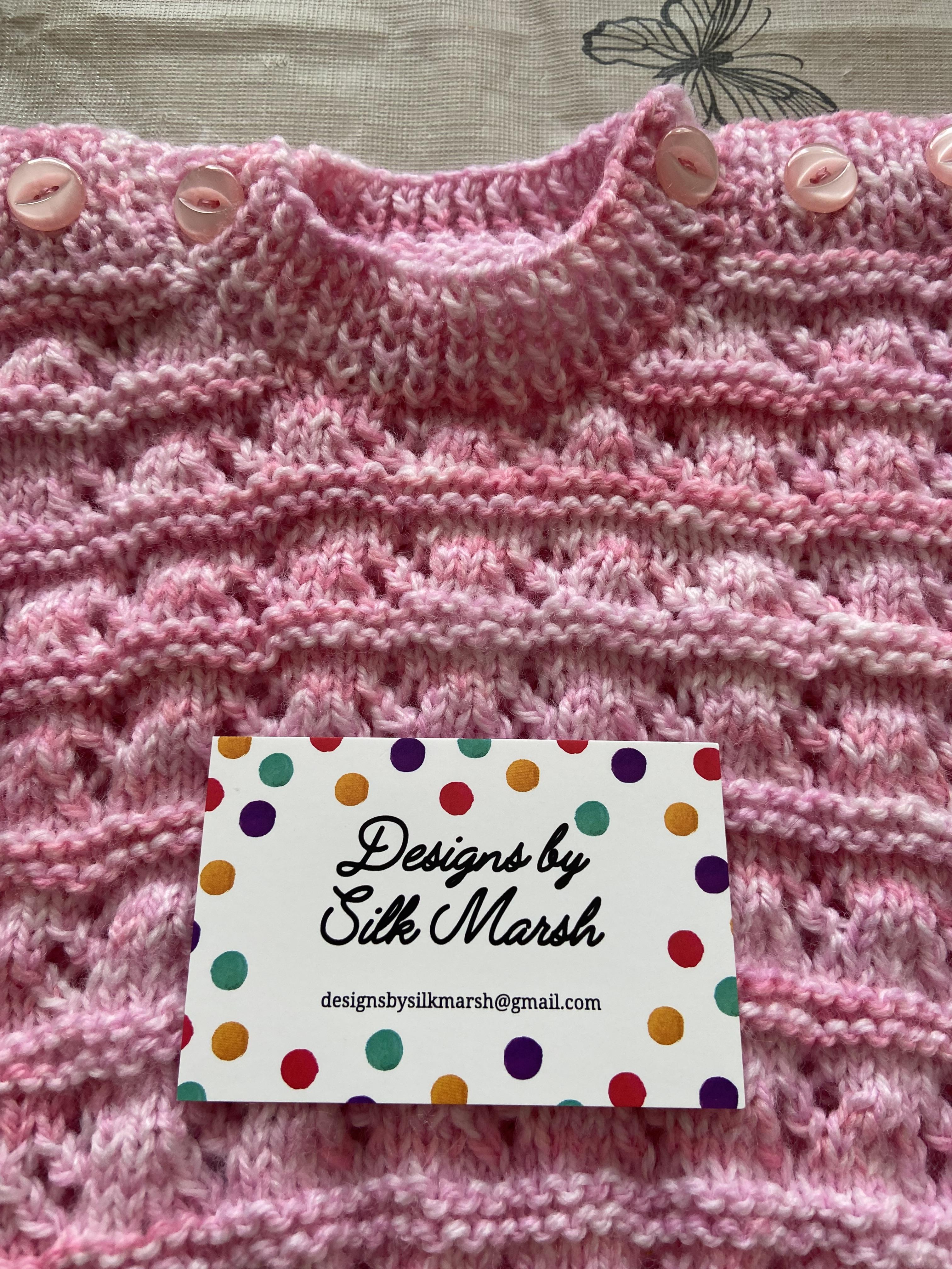 Myisha Baby Jumper Knitting Pattern 6-24 months approx