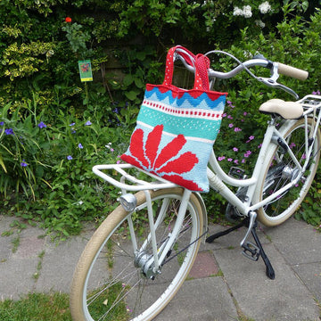 Red sunflower bag