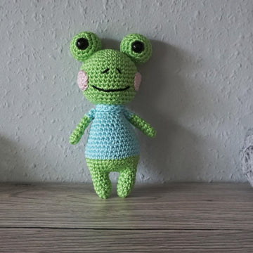 Häkelanleitung Frosch Toni