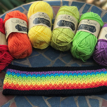 Rainbow Bright Headband