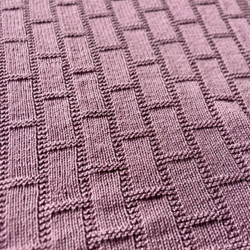 Aran Building Blocks Blanket