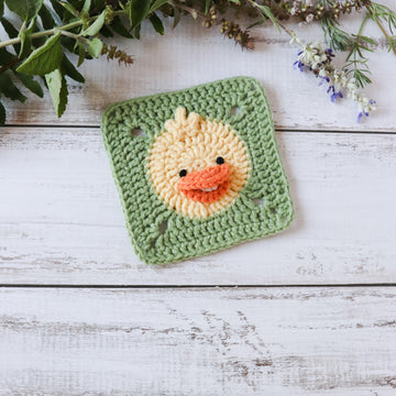 Little duck animal square