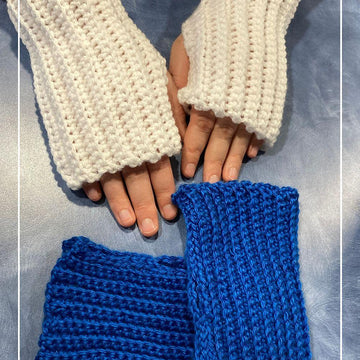 Beginner Fingerless Gloves