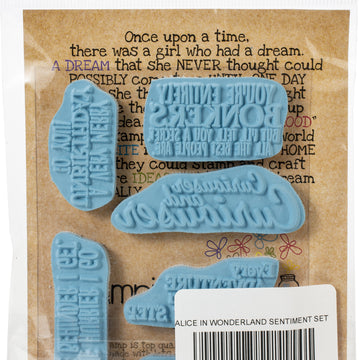 Stamping Bella Cling Stamps - Alice In Wonderland Sentiments