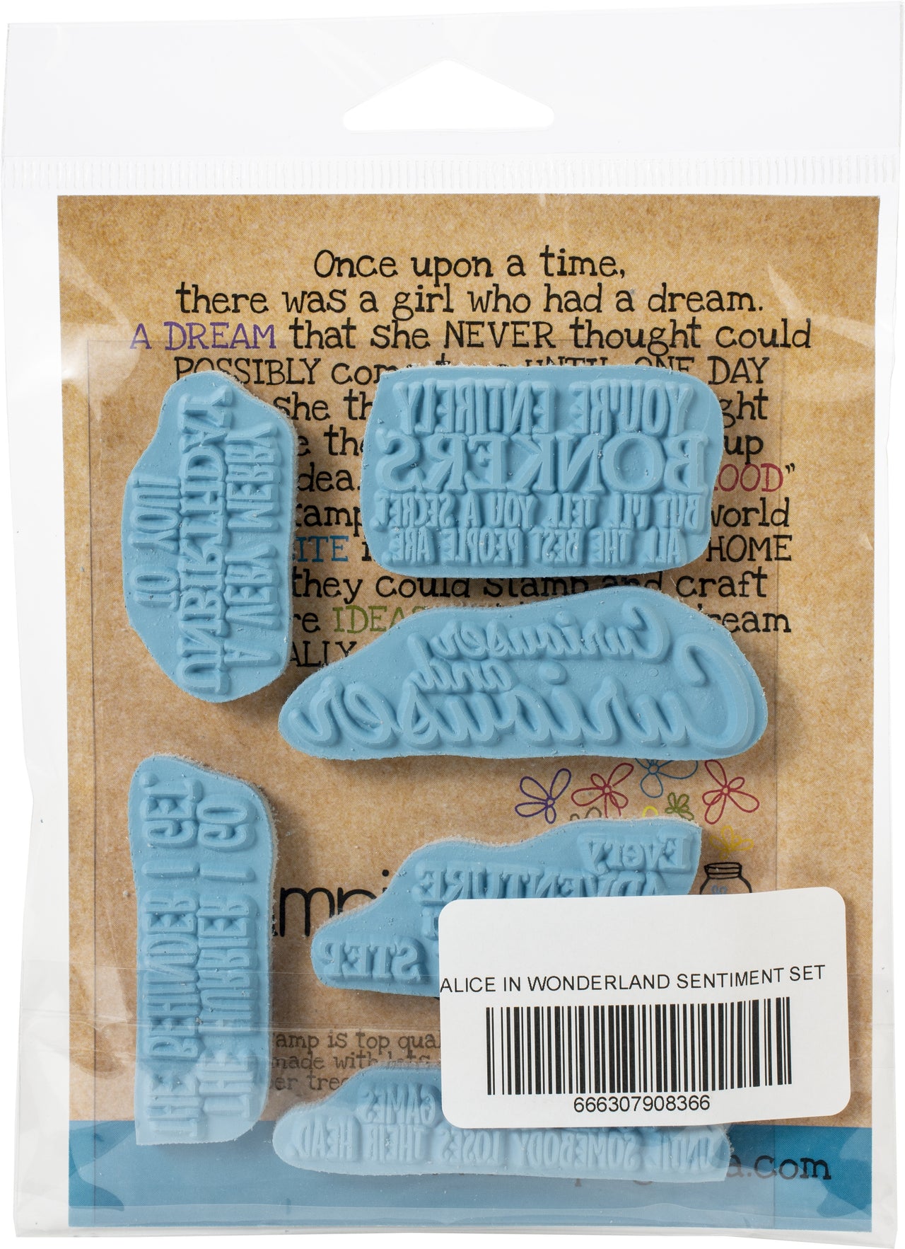 Stamping Bella Cling Stamps - Alice In Wonderland Sentiments