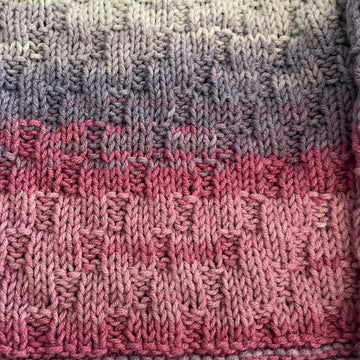 Mock Cable Baby Blanket