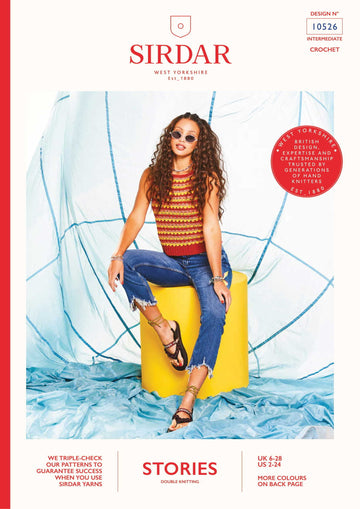 Glampsite Vest in Sirdar Stories DK - 10526 - Downloadable PDF