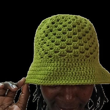 Granny stitch bucket hat