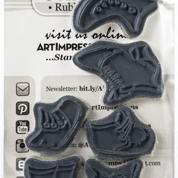 Art Impressions Watercolor Cling Rubber Stamps - WC Shoe