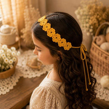 Crochet Flower Headband Pattern | PDF + Video Tutorial