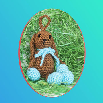 Amigurumi Häkelanleitung "Schlüsselanhänger Hase"