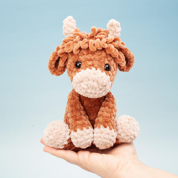 Highland Cow Amigurumi Crochet Pattern