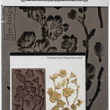 Prima Marketing Re-Design Mould 5"X8"X8mm - Cherry Blossoms
