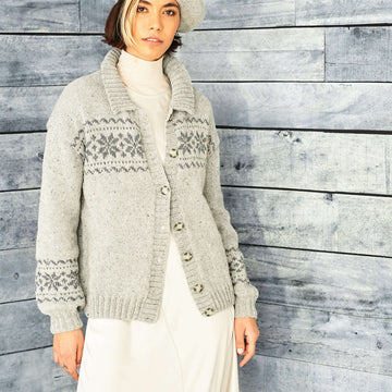 Fairisle Cardigan in Stylecraft Recreate - 9858 - Leaflet