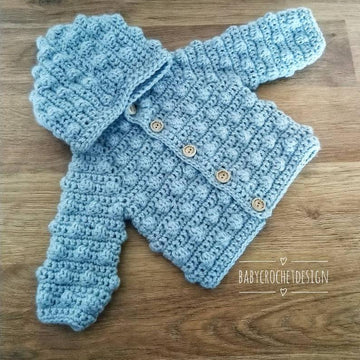 Winter Bobble Cardigan or Hoodie