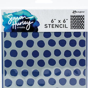 Ranger Simon Hurley create. Stencil 6"X6" - Bubble Wrap