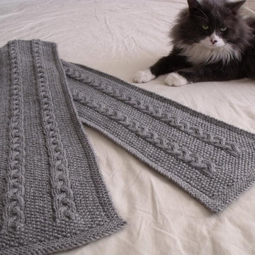 Knit a Cable Scarf