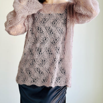 Lace mohair jumper
