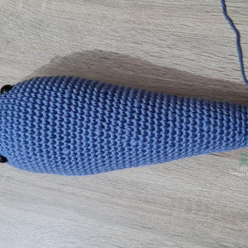 Shane the Shark - UK Terminology - Amigurumi