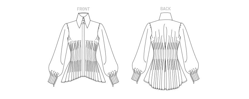Vogue Misses' Shirt V1845 - Sewing Pattern