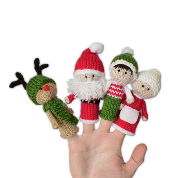 Santa's Grotto Finger Puppets