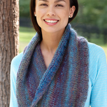 Port Chester Cowl in Lion Brand Amazing - 90582B