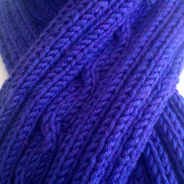 IN HER SHOES Cable Rib Scarf