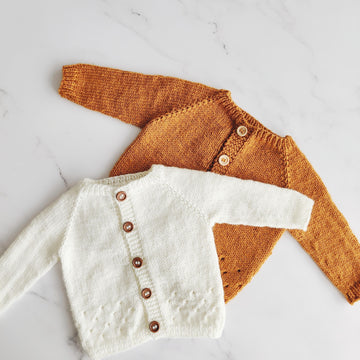 Angus Baby Layette Set - Blanket, Cardigan and Bonnet