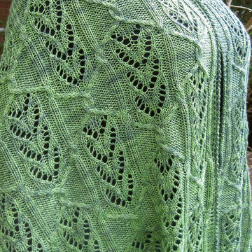 Narita Cable Lace Shawl
