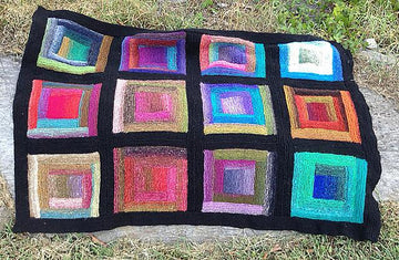 Noro Log Cabin Afghan