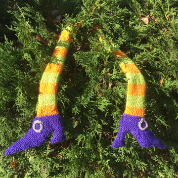 Witch's Feet Silly Scarf