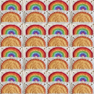 Making Rainbows Blanket