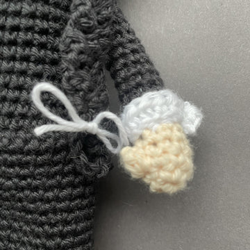 Wednesday amigurumi doll