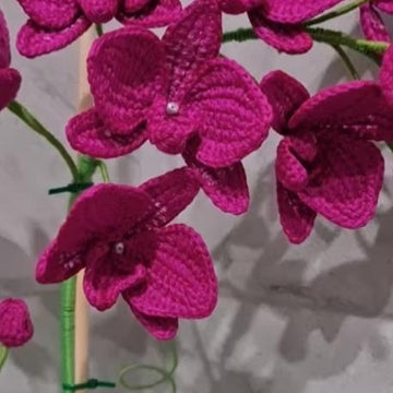 Crochet Orchid flower