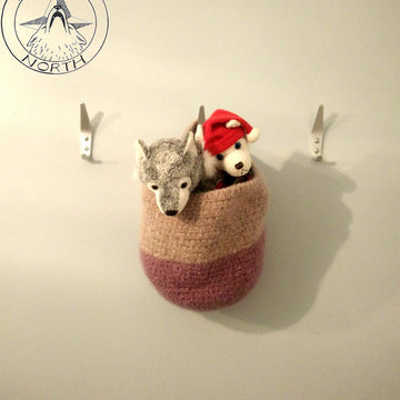 Felted Hanging Basket