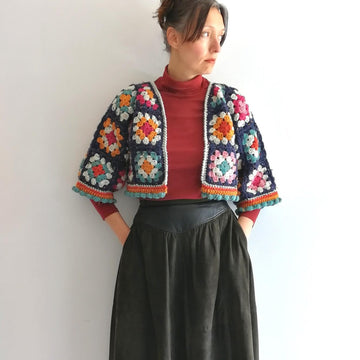 Cropped Granny Jacket (Aran)