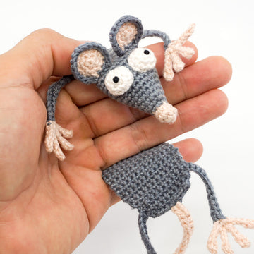 Rat Bookmark Crochet Pattern