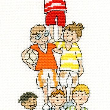 Bothy Threads We're The Champions! Cross Stitch Kit - 13 x 30cm