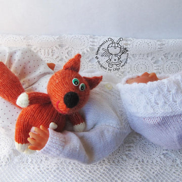 Toy for sleep. Fox for small babies