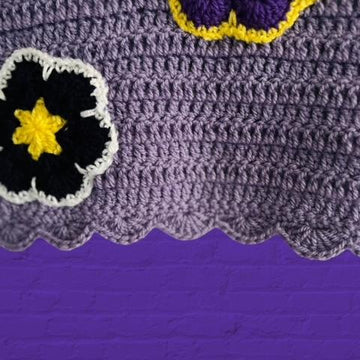 African Violet Crochet Cardigan