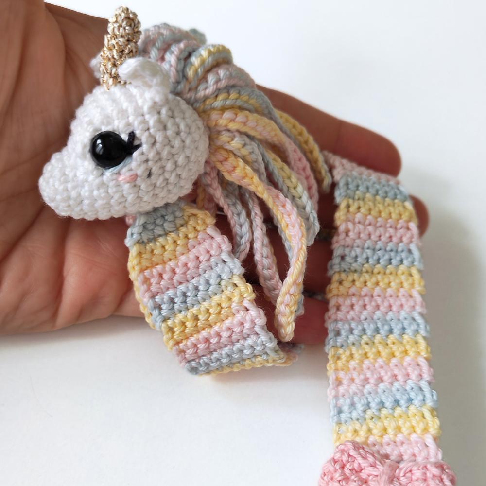 Rainbow unicorn bookmark