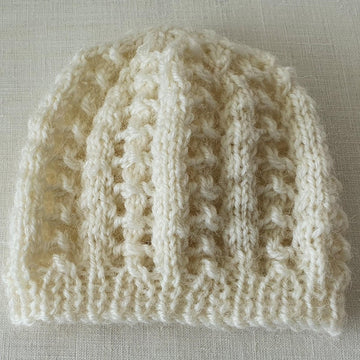Lainey - Babies lace stitch beanie