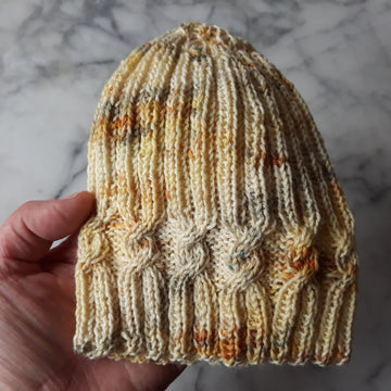 Simple Cable Sock Beanie