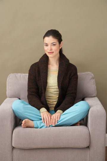 Autumn Afternoons Cardigan in Lion Brand Wool-Ease